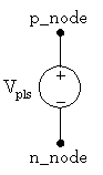 Ideal pulse voltage source