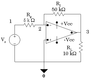 Inverting Opamp Circuit